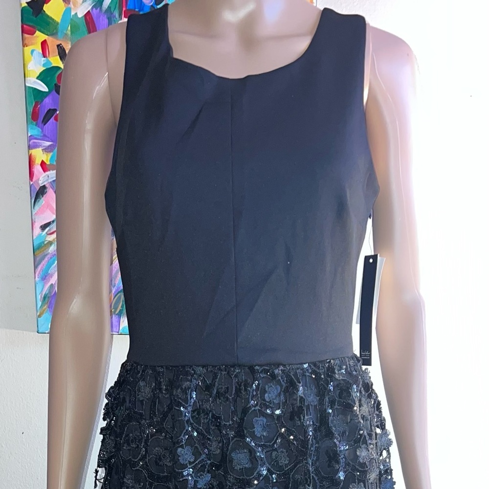 Women Nicole Miller Black Dress 6